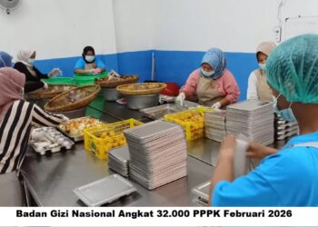 Badan Gizi Nasional Angkat 32.000 PPPK Februari 2026