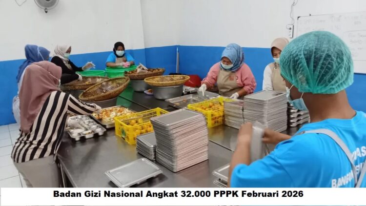 Badan Gizi Nasional Angkat 32.000 PPPK Februari 2026