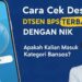Cara Cek Desil DTSEN BPS 2026 Pakai NIK KTP, Penentu Penerima Bansos