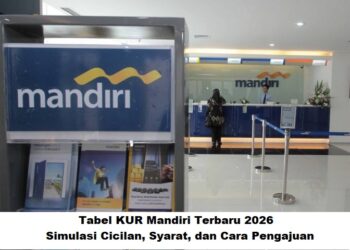 Tabel KUR Mandiri Terbaru 2026: Simulasi Cicilan, Syarat, dan Cara Pengajuan