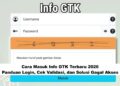 Cara Masuk Info GTK Terbaru 2026, Panduan Login, Cek Validasi, dan Solusi Gagal Akses