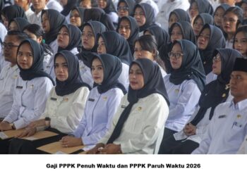 Gaji PPPK Penuh Waktu dan PPPK Paruh Waktu 2026