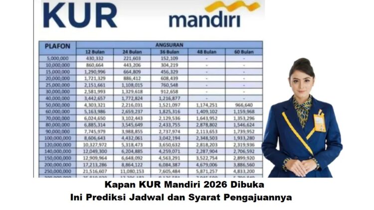 Kapan KUR Mandiri 2026 Dibuka? Ini Prediksi Jadwal dan Syarat Pengajuannya