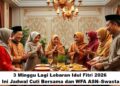 3 Minggu Lagi Lebaran Idul Fitri 2026, Ini Jadwal Cuti Bersama dan WFA ASN–Swasta