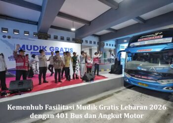 Kemenhub Fasilitasi Mudik Gratis Lebaran 2026 dengan 401 Bus dan Angkut Motor