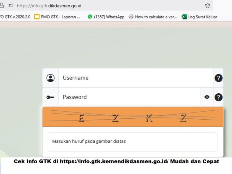 Cek Info GTK di https://info.gtk.kemendikdasmen.go.id/ Mudah dan Cepat
