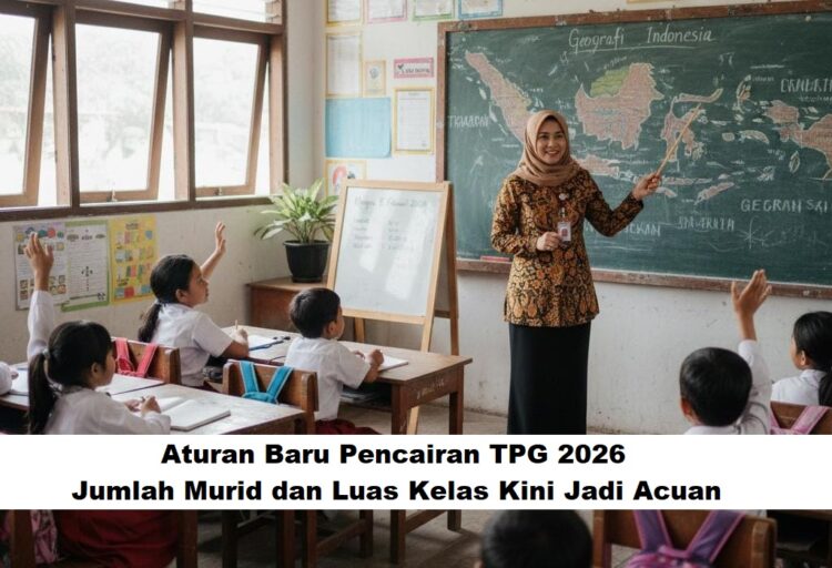Aturan Baru Pencairan TPG 2026: Jumlah Murid dan Luas Kelas Kini Jadi Acuan