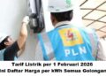Tarif Listrik per 1 Februari 2026, Ini Daftar Harga per kWh Semua Golongan