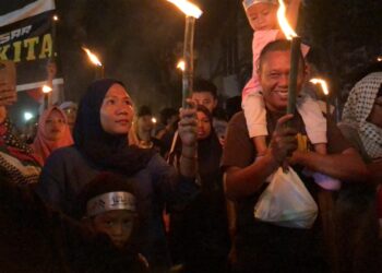 Pawai Obor Ramadan 1447 H Jadi Ajang Silaturahmi Umat Islam di Medan