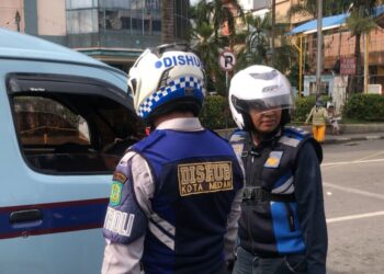 Tim Cakrawala Dishub Medan Tertibkan Jukir Liar dan Pelanggaran di Medan Mal