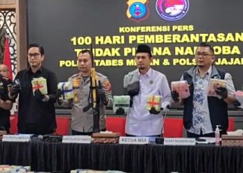 Polrestabes Medan Ungkap Ratusan Kasus Narkoba dalam 100 Hari