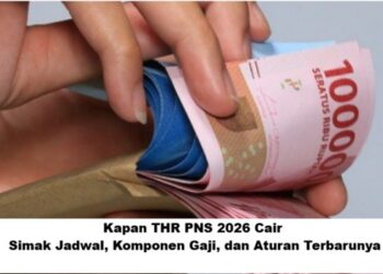 Kapan THR PNS 2026 Cair? Simak Jadwal, Komponen Gaji, dan Aturan Terbarunya