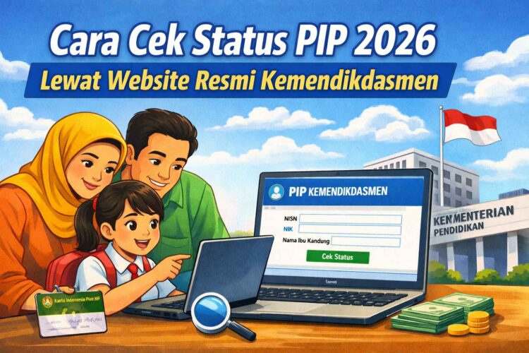 PIP 2026 Mulai Dicairkan, Ini Cara Cek Penerima Lewat pip.kemendikdasmen.go.id