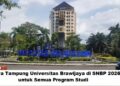 Daya Tampung Universitas Brawijaya di SNBP 2026 untuk Semua Program Studi