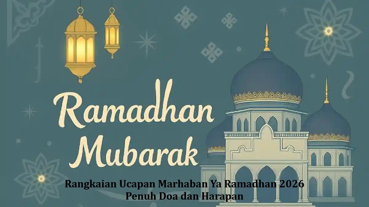 Rangkaian Ucapan Marhaban Ya Ramadhan 2026 Penuh Doa dan Harapan