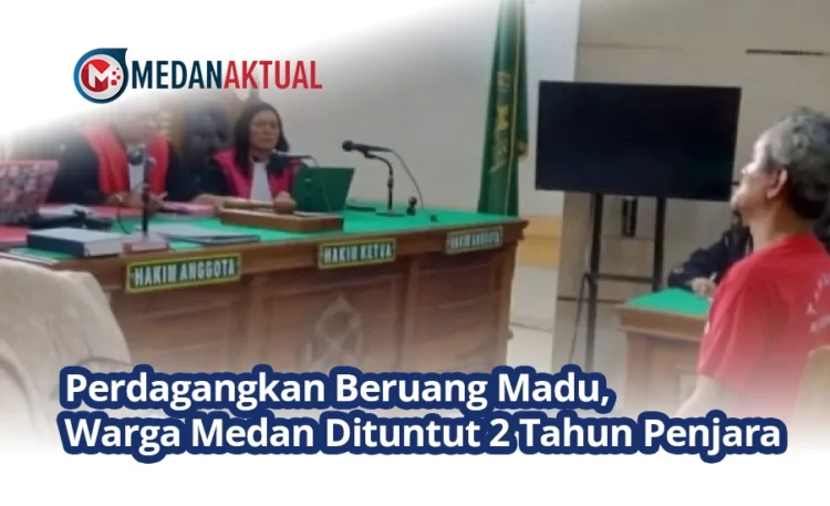 Perdagangkan Beruang Madu, Warga Medan Dituntut 2 Tahun Penjara