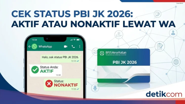 Cara Cek PBI JK BPJS Kesehatan Aktif atau Tidak, Bisa Lewat WhatsApp