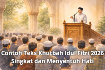 Contoh Teks Khutbah Idul Fitri 2026 Singkat dan Menyentuh Hati