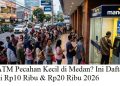 Cari ATM Pecahan Kecil di Medan? Ini Daftar Lokasi Rp10 Ribu & Rp20 Ribu 2026