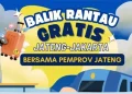 Balik Rantau Gratis 2026 Jateng–Jakarta Dibuka, Ini Syarat, Cara Daftar, dan Jadwal Keberangkatan