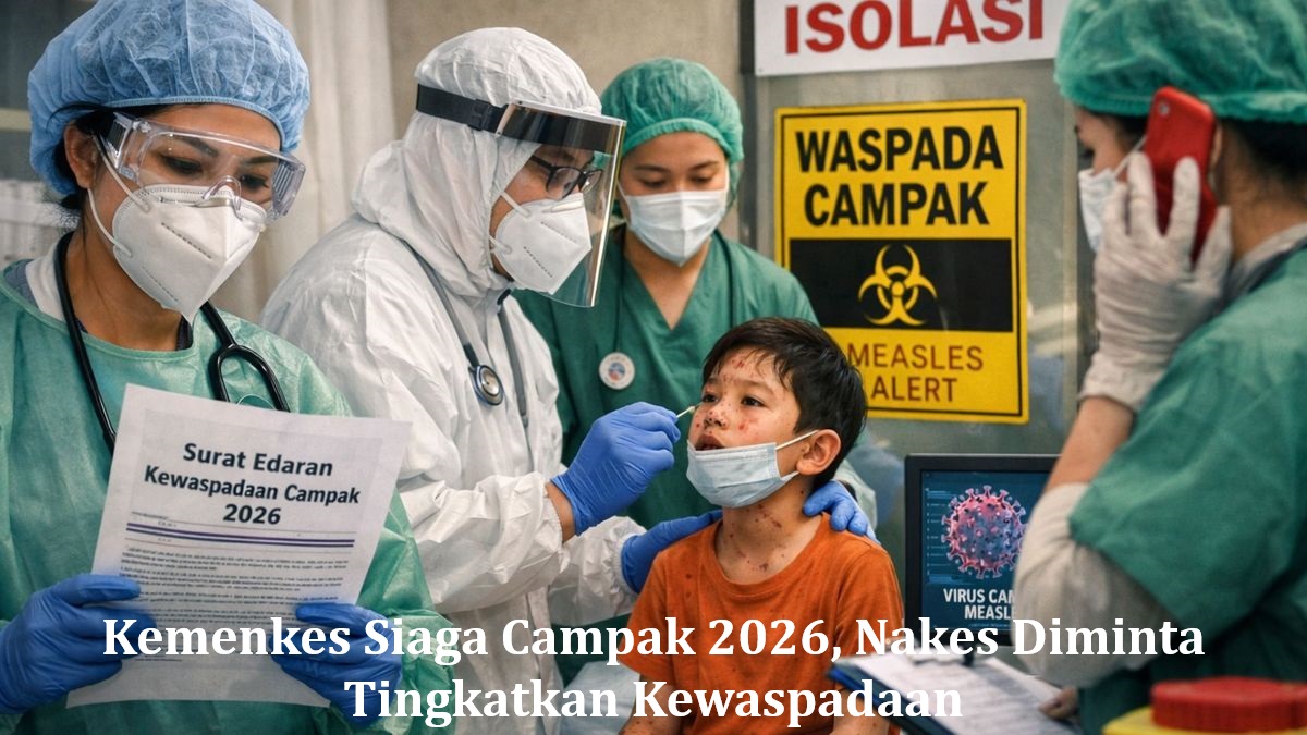 Kemenkes Siaga Campak 2026, Nakes Diminta Tingkatkan Kewaspadaan