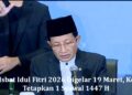 Sidang Isbat Idul Fitri 2026 Digelar 19 Maret, Kemenag Tetapkan 1 Syawal 1447 H