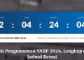 Cara Cek Pengumuman SNBP 2026, Lengkap dengan Jadwal Resmi
