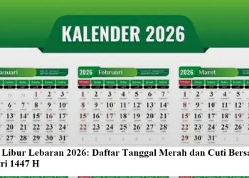 Jadwal Libur Lebaran 2026: Daftar Tanggal Merah dan Cuti Bersama Idul Fitri 1447 H