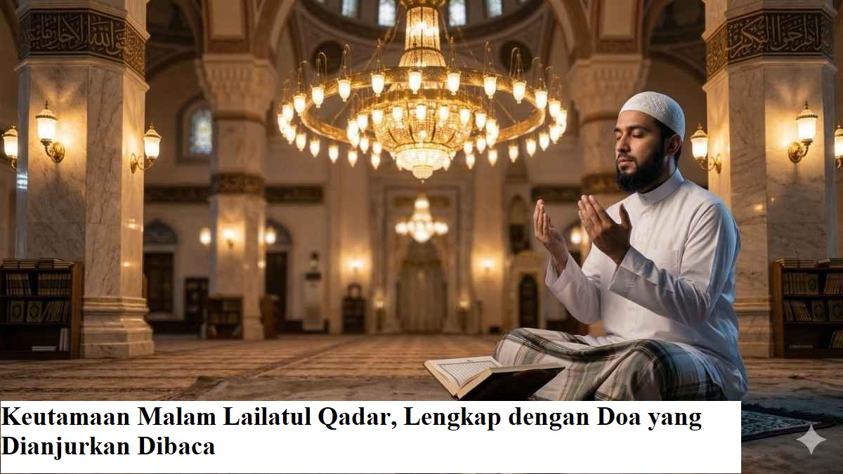 Keutamaan Malam Lailatul Qadar, Lengkap dengan Doa yang Dianjurkan Dibaca