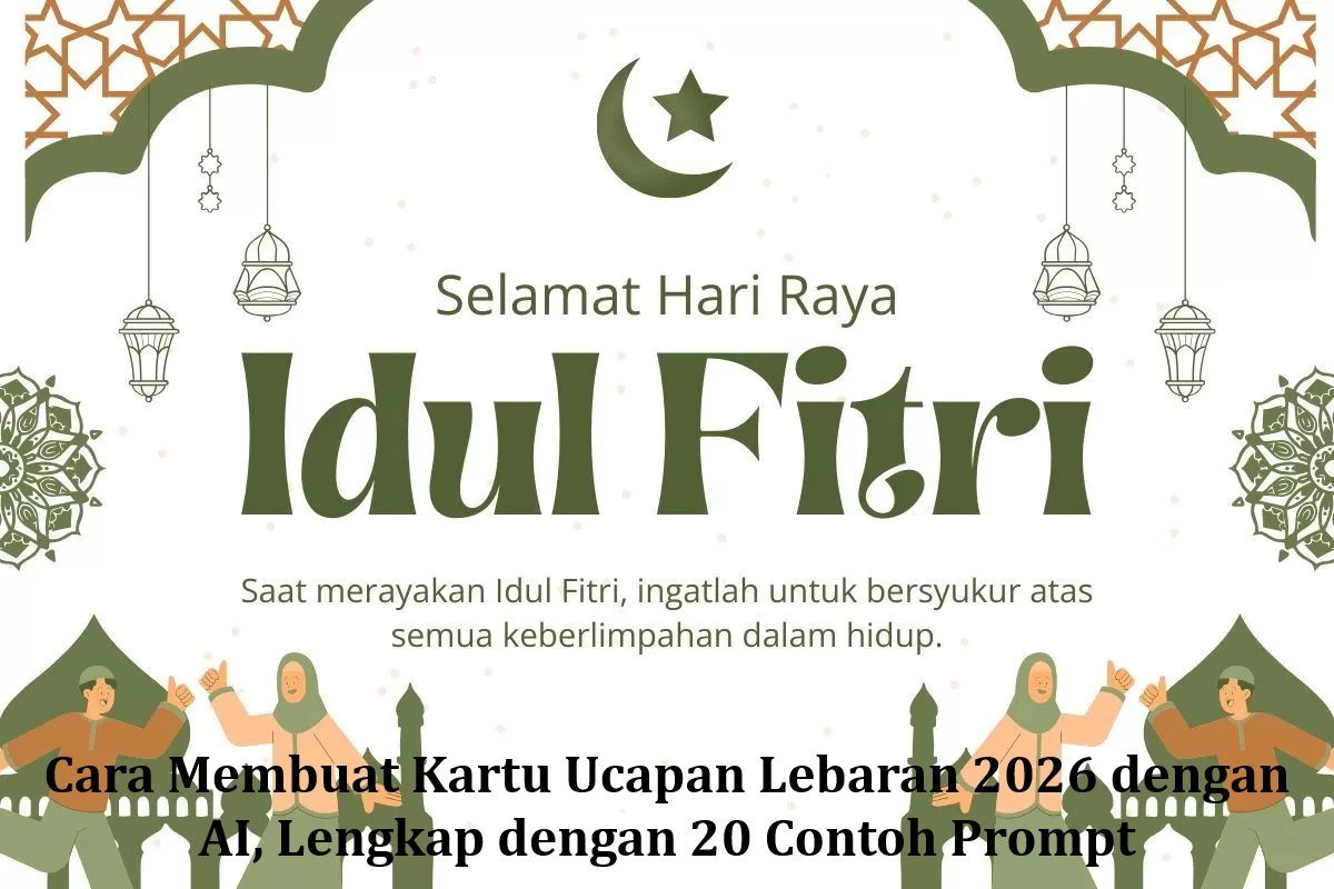 Cara Membuat Kartu Ucapan Lebaran 2026 dengan AI, Lengkap dengan 20 Contoh Prompt