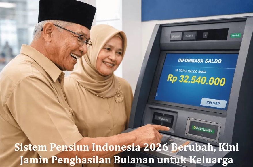 Sistem Pensiun Indonesia 2026 Berubah, Kini Jamin Penghasilan Bulanan untuk Keluarga
