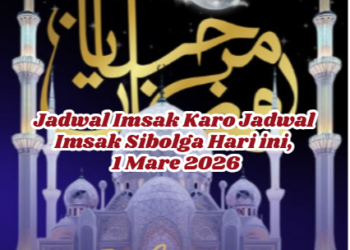 Jadwal Imsak Sibolga Hari ini, 1 Maret 2026
