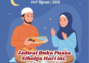 Jadwal Buka Puasa Sibolga Hari ini, 1 Mare 2026