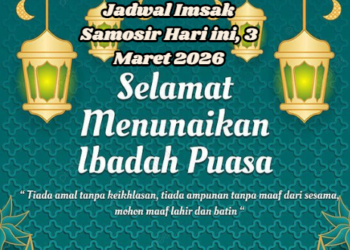 Jadwal Imsak Samosir Hari ini, 3 Maret 2026