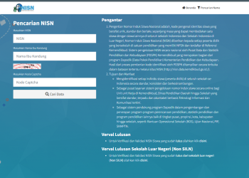 Cek NISN Online Berdasarkan Nama, Ini Caranya