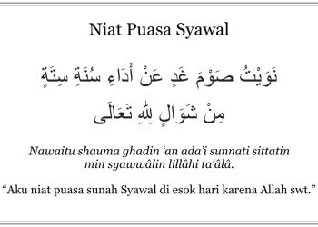 Niat Puasa Syawal 6 Hari: Arab, Latin, Arti, dan Keutamaannya Lengkap