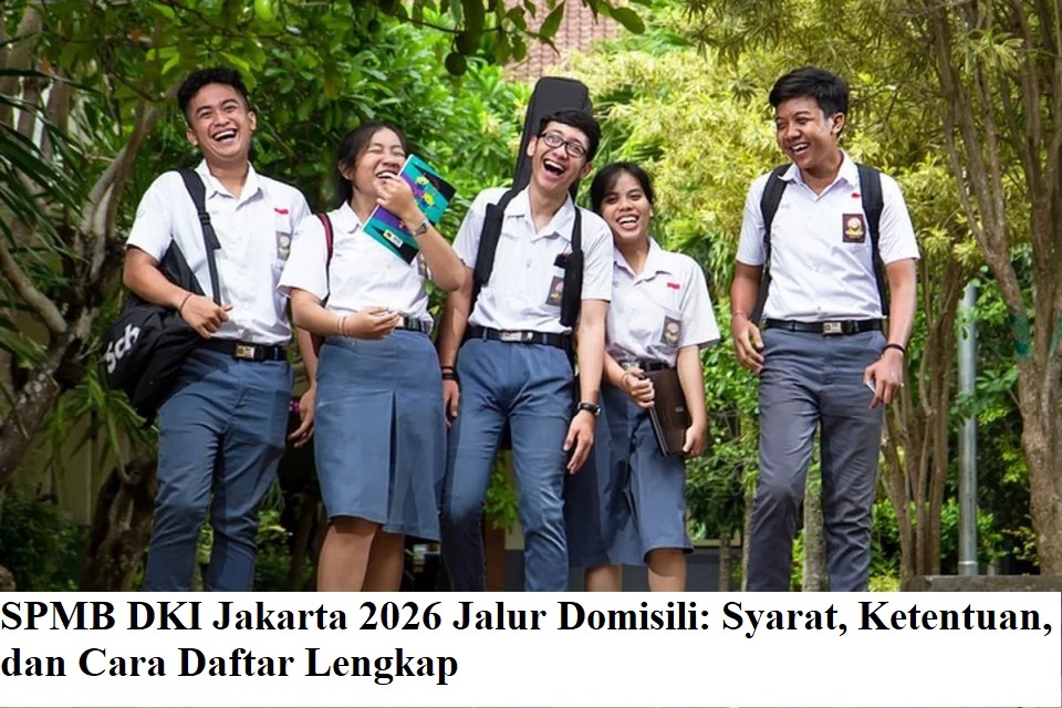 SPMB DKI Jakarta 2026 Jalur Domisili: Syarat, Ketentuan, dan Cara Daftar Lengkap