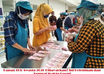 Kapan THR Swasta 2026 Dibayarkan? Ini Ketentuan dan Tenggat Waktu Resmi