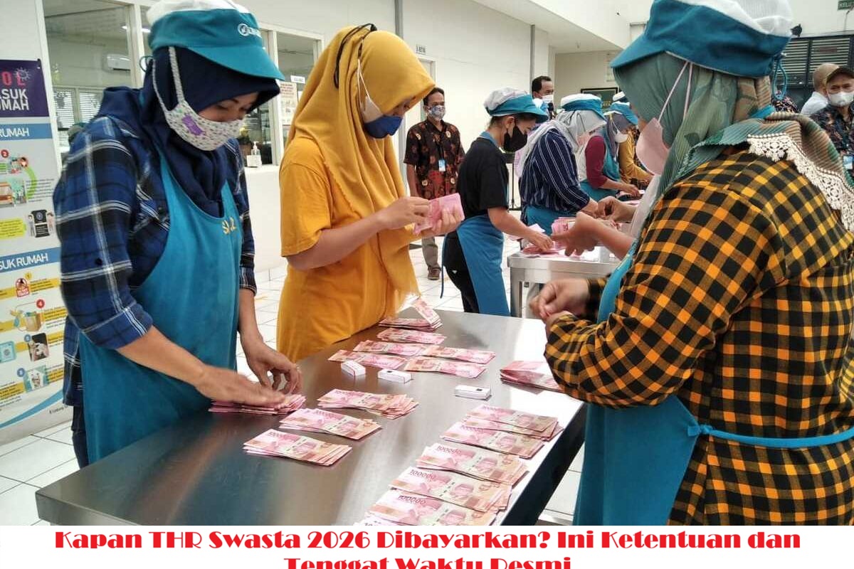 Kapan THR Swasta 2026 Dibayarkan? Ini Ketentuan dan Tenggat Waktu Resmi
