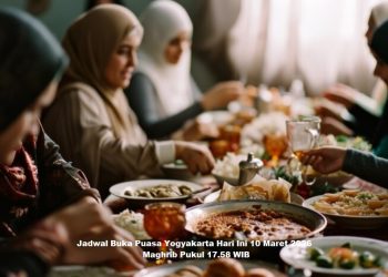 Jadwal Buka Puasa Yogyakarta Hari Ini 10 Maret 2026, Maghrib Pukul 17.58 WIB