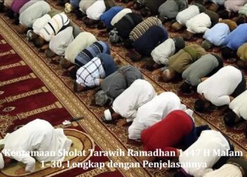 Keutamaan Sholat Tarawih Ramadhan 1447 H Malam 1–30, Lengkap dengan Penjelasannya
