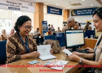 THR Pensiunan 2026 Mulai Dicairkan Taspen, Ini Rincian dan Ketentuannya