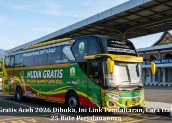 Mudik Gratis Aceh 2026 Dibuka, Ini Link Pendaftaran, Cara Daftar, dan 25 Rute Perjalanannya