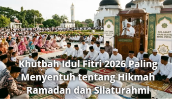 Khutbah Idul Fitri 2026 Paling Menyentuh tentang Hikmah Ramadan dan Silaturahmi
