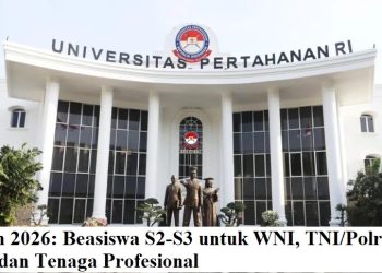 Unhan 2026: Beasiswa S2-S3 untuk WNI, TNI/Polri, ASN, dan Tenaga Profesional