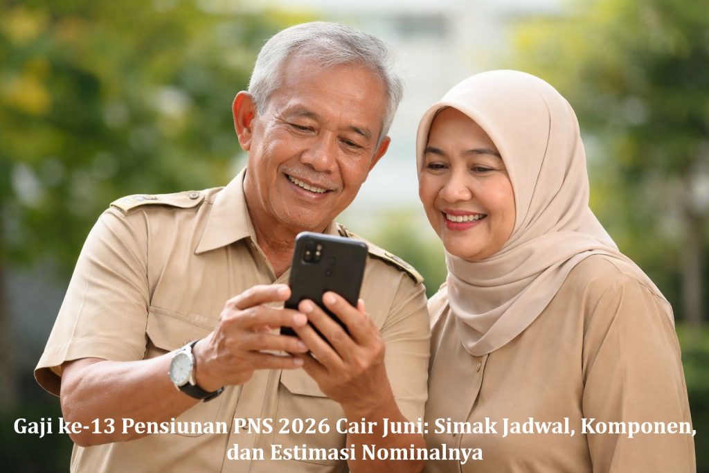 Gaji ke-13 Pensiunan PNS 2026 Cair Juni: Simak Jadwal, Komponen, dan Estimasi Nominalnya