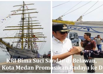 KRI Bima Suci Sandar di Belawan, Wali Kota Medan Promosikan Budaya ke Dunia