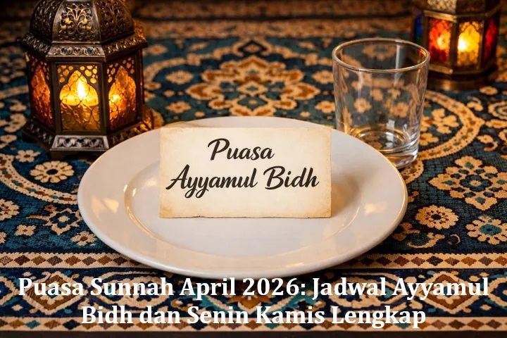 Puasa Sunnah April 2026: Jadwal Ayyamul Bidh dan Senin Kamis Lengkap