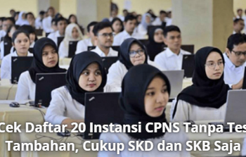 Cek Daftar 20 Instansi CPNS Tanpa Tes Tambahan, Cukup SKD dan SKB Saja