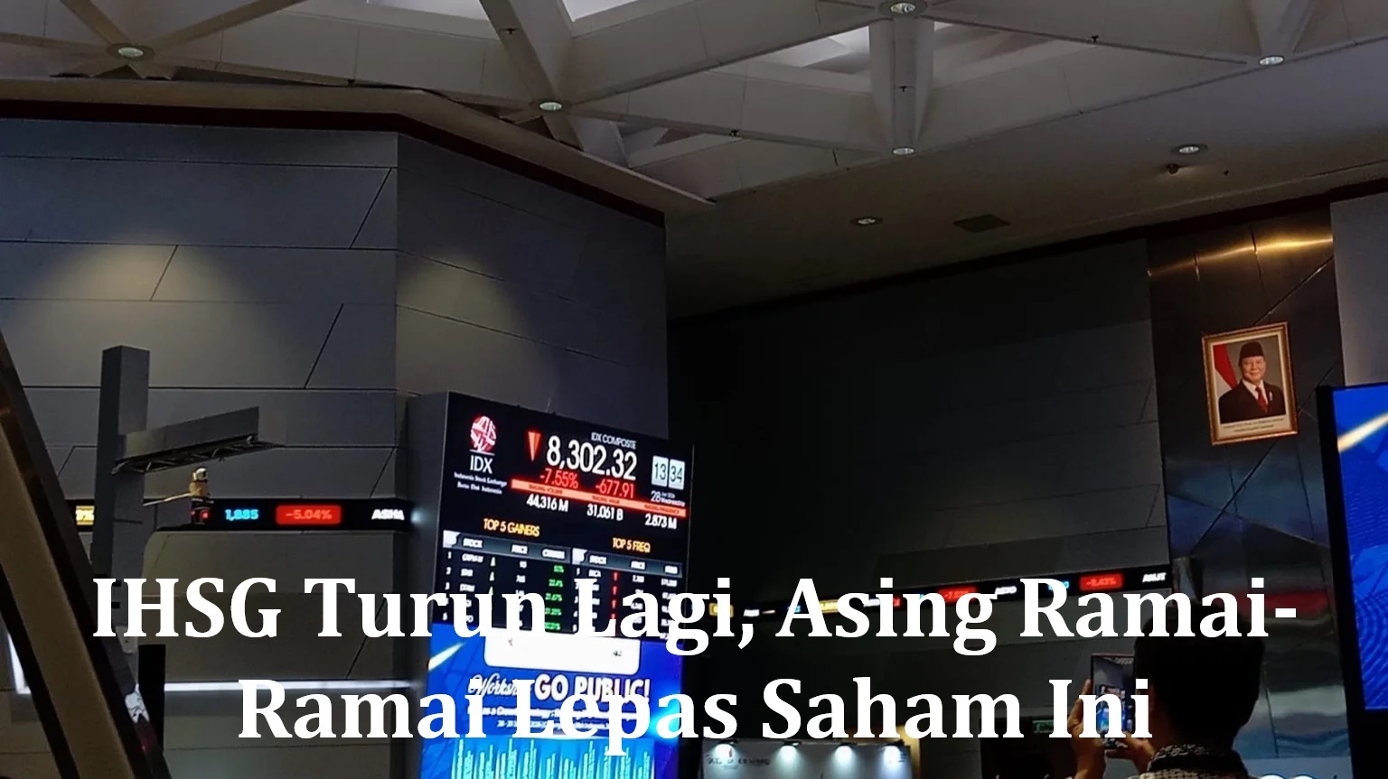 IHSG Turun Lagi, Asing Ramai-Ramai Lepas Saham Ini